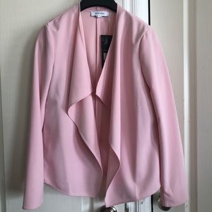 Nine West Drape Front Crepe Jacket